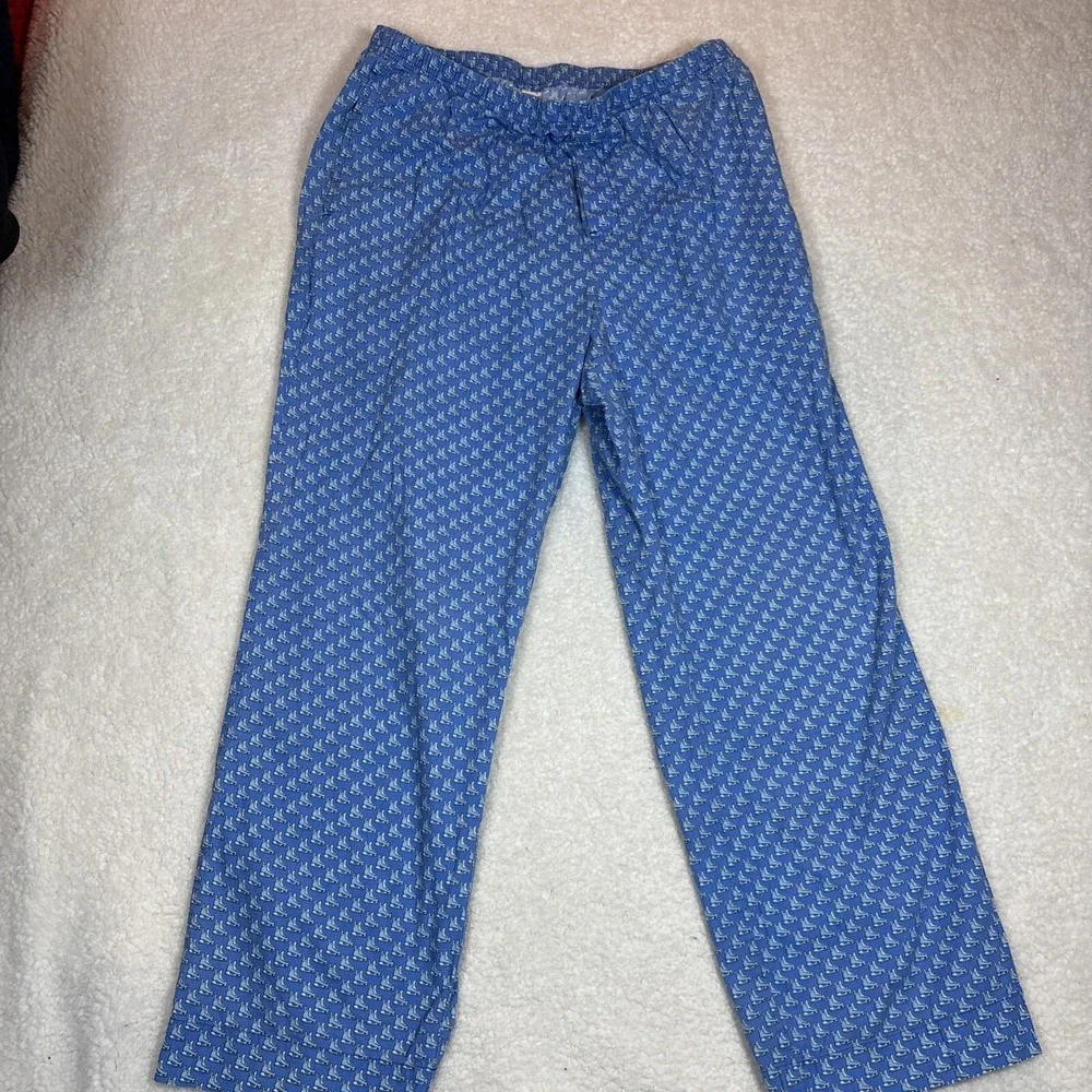 Vineyard Vines by Shep & Ian Pajama Bottoms Pants Large With Skate Shoe Design